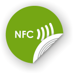 NFC tag used for recording attendance with an app"
